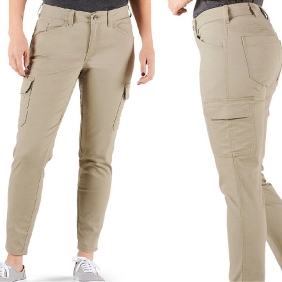 5.11 Tactical Women’s Ascent Skinny Pants Stone Khaki Size 6 Utility Cargo - Picture 1 of 16